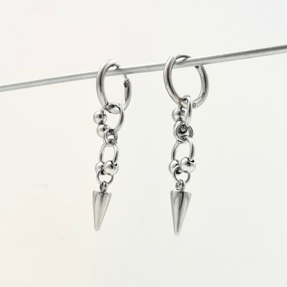 Titanium Steel Double Hoop Earrings