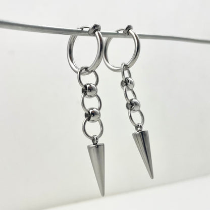 Titanium Waterproof Earring Ear Clips with Small, Tapered Coils