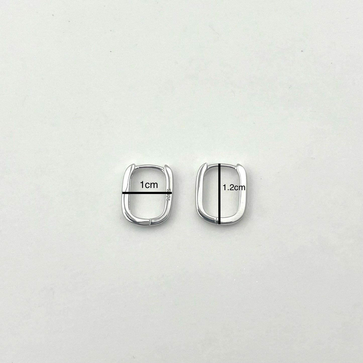 S925 Sterling Silver Geometric Earrings