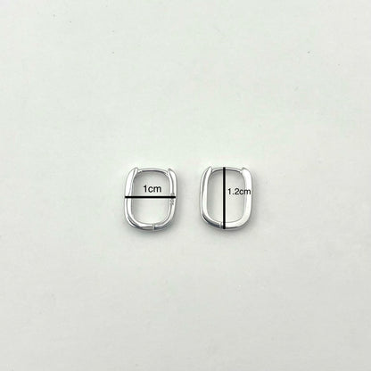 S925 Sterling Silver Geometric Earrings