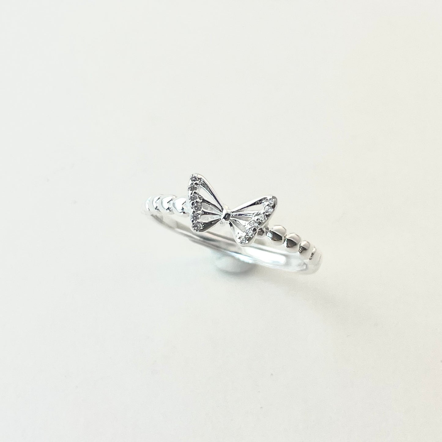 S925 Sterling Silver Butterfly Open Ring