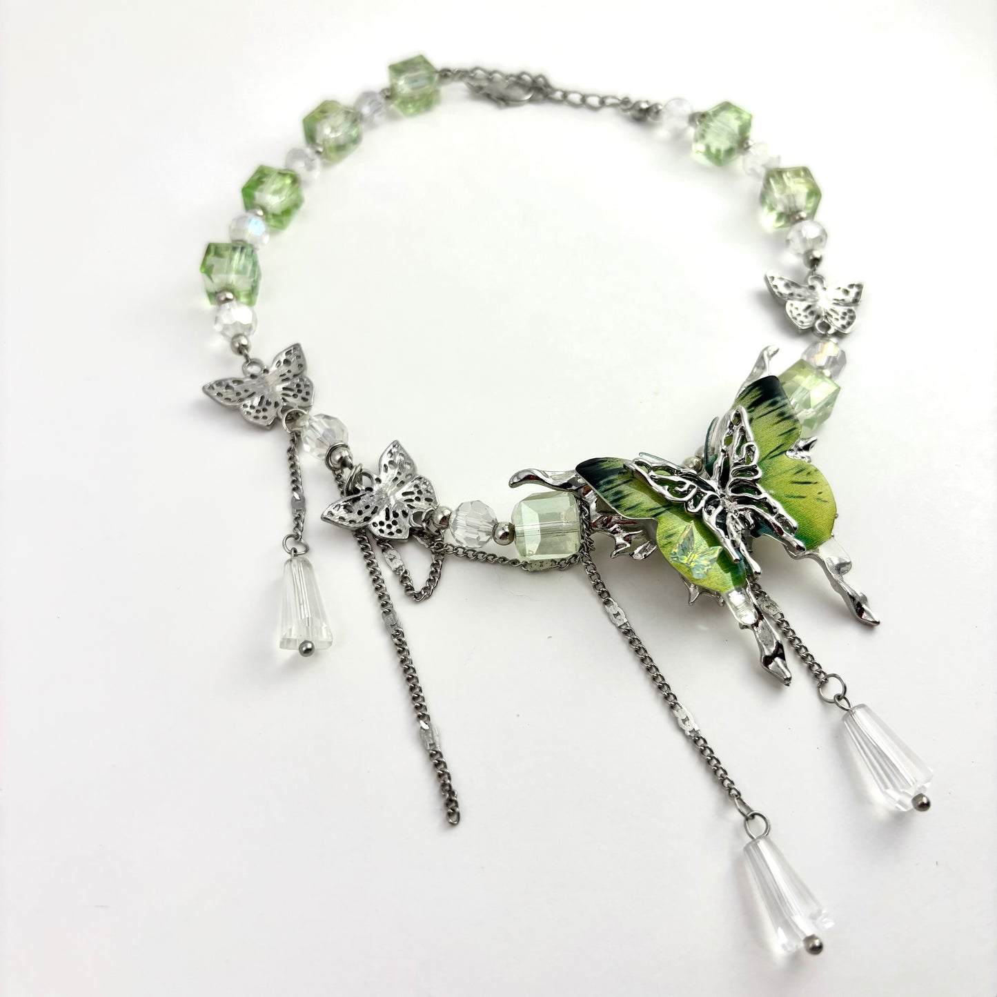 Green Fairy Butterfly Choker