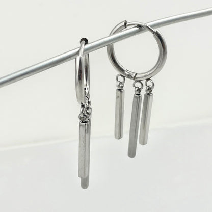 Titanium Waterproof Earring Chain Pendant Earrings