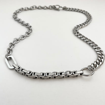 Titanium Steel Loop-Link Necklace