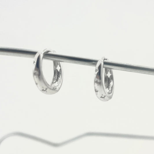 S925 Sterling Silver Hoop Earrings