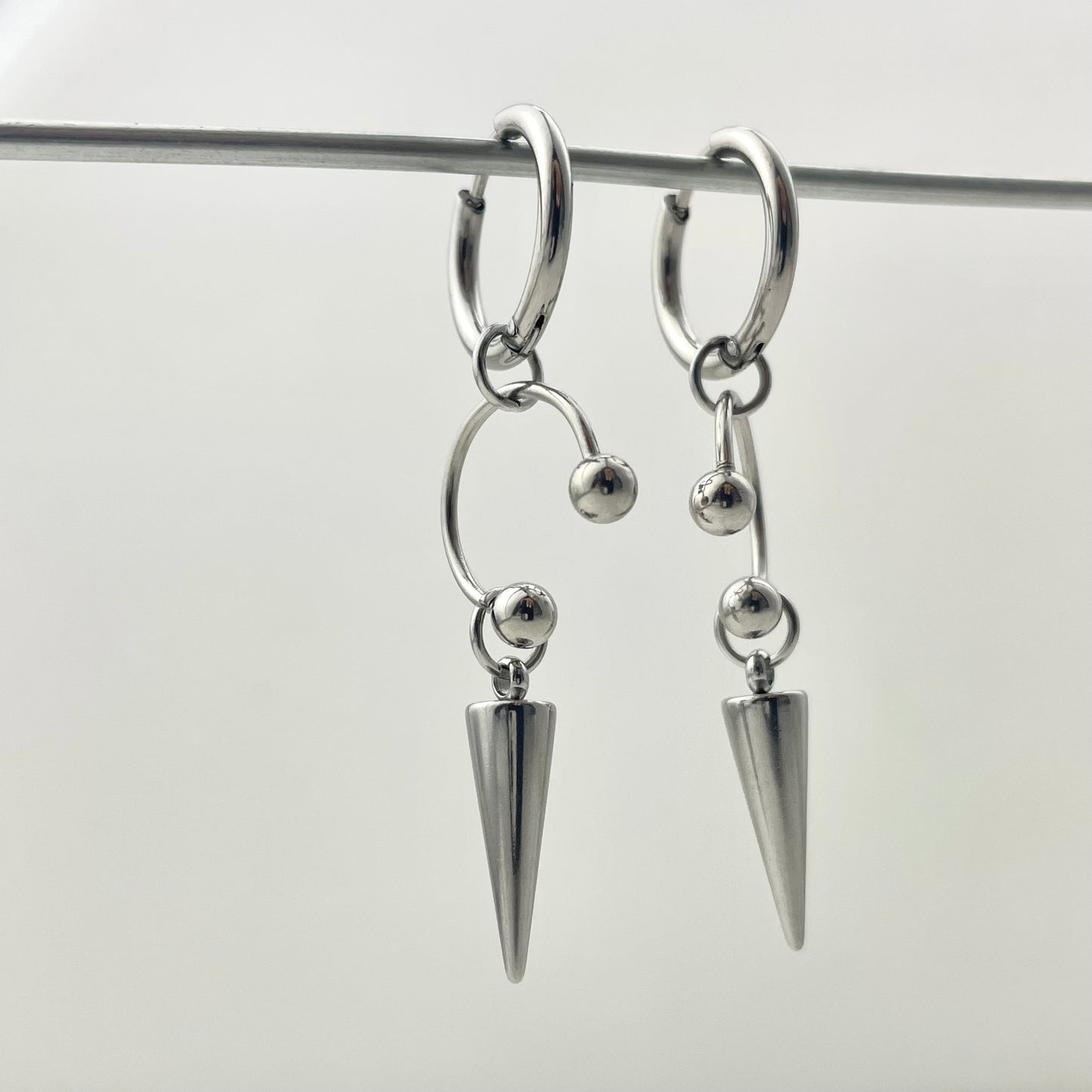 Horseshoe Rivet Stud Earrings