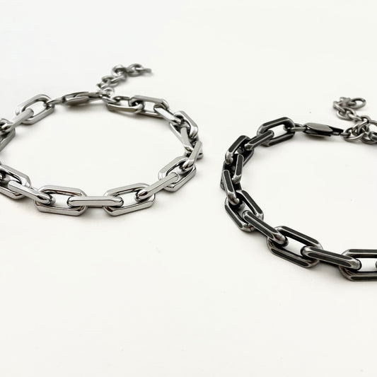 Titanium-Steel Waterproof Beveled-Edge Bracelet
