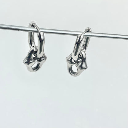 Titanium-Steel Waterproof Punk-Style Earrings