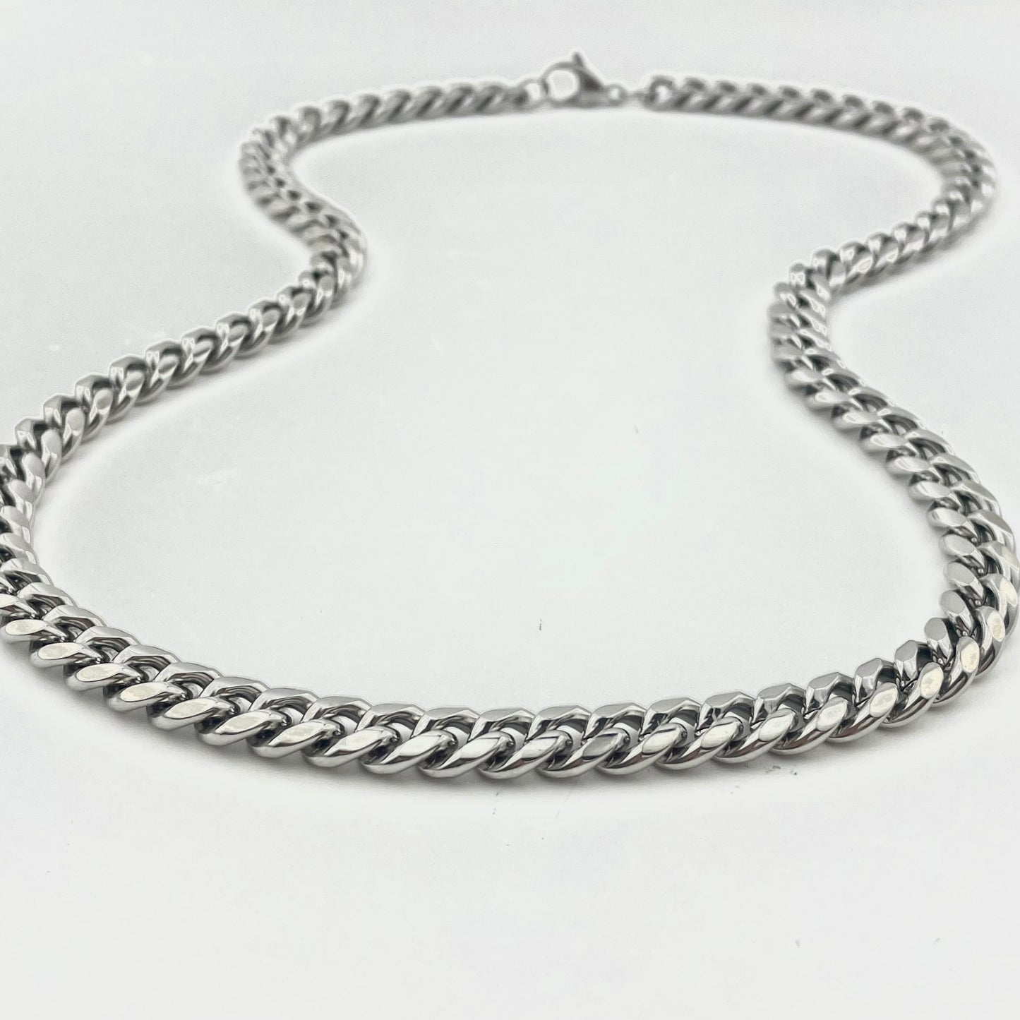 Titanium Waterproof 8mm Cuban Chain