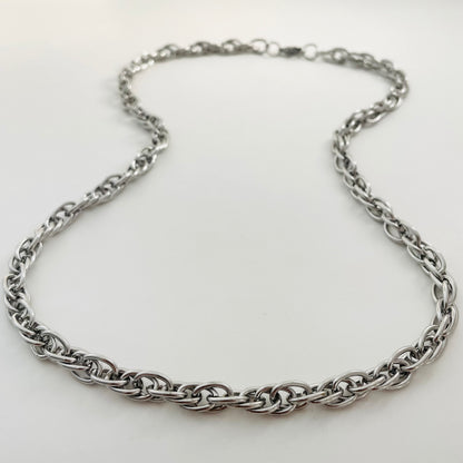 Titanium Steel Loop-Link Necklace