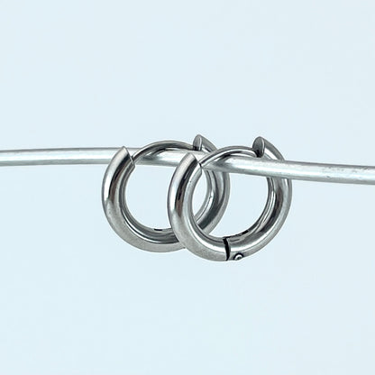 Titanium-Steel Waterproof Minimalist Chunky Earrings