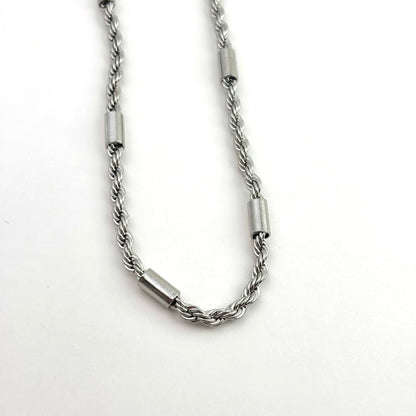 Stainless Steel Twist Necklace