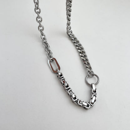 Titanium Steel Loop-Link Necklace