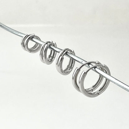 S925 Sterling Silver Classic Earrings Hoop