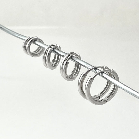 S925 Sterling Silver Classic Earrings Hoop