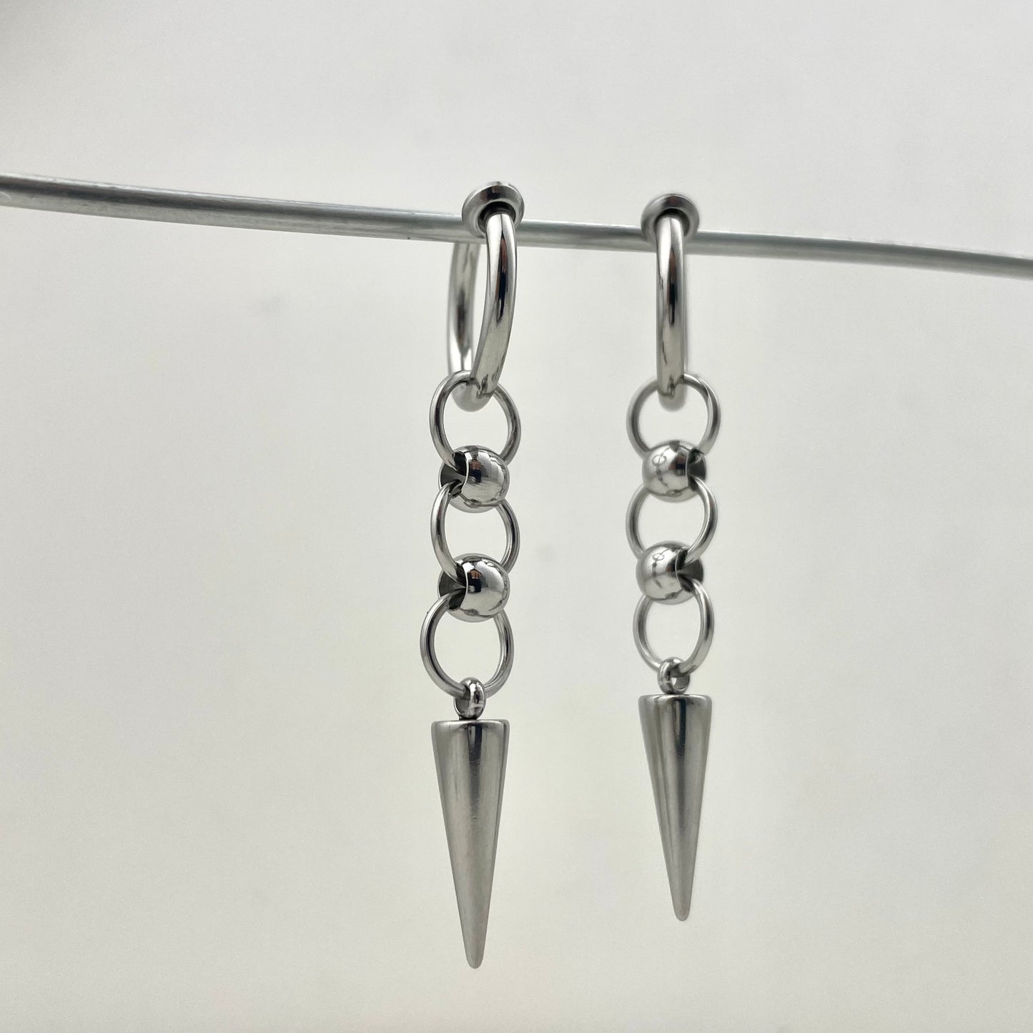 Titanium Waterproof Earring Ear Clips with Small, Tapered Coils