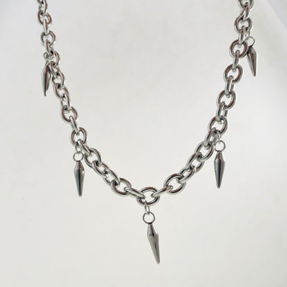 Titanium Steel Rivet Necklace