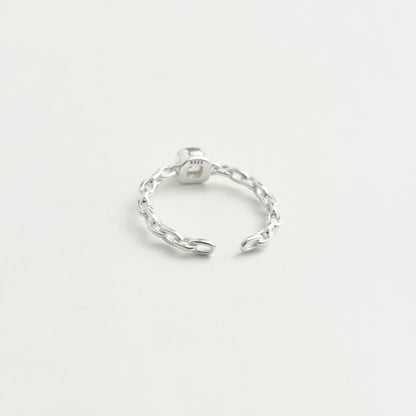 S925 Sterling Silver with Zirconia Elegant Design Ring