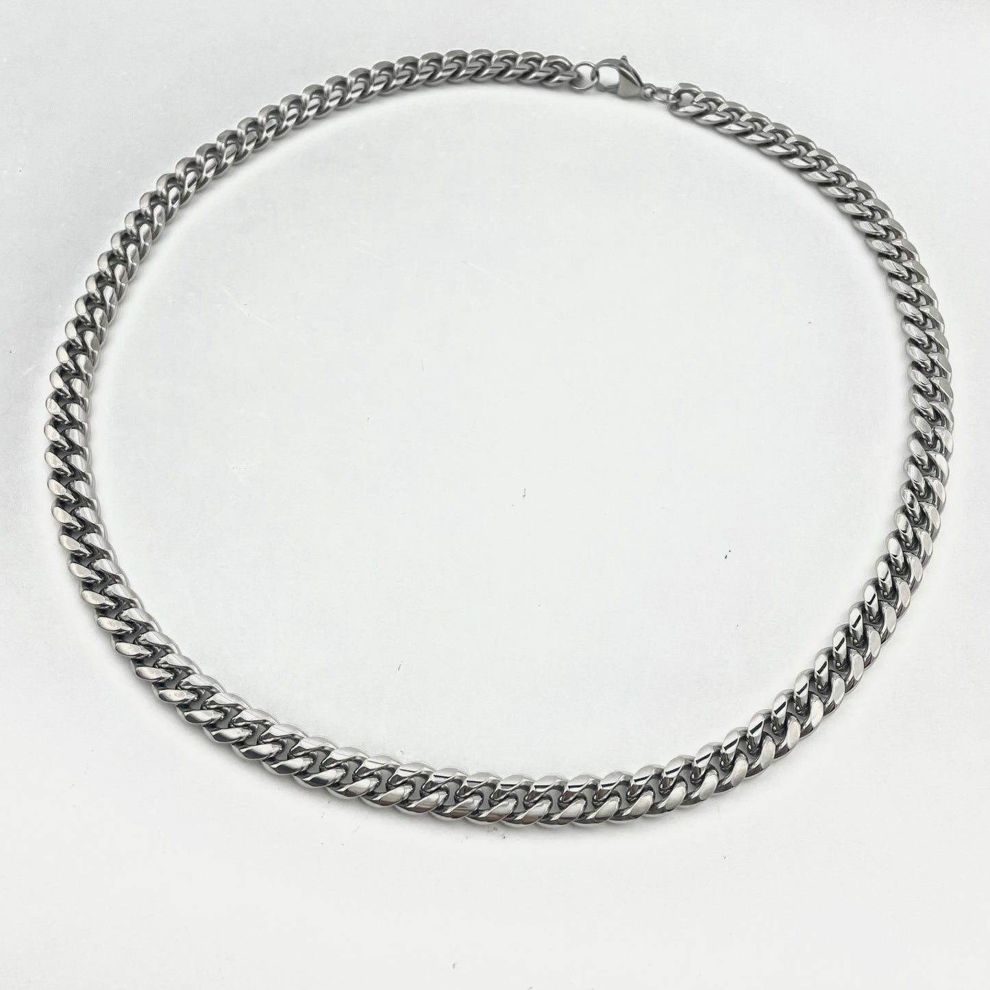 Titanium Waterproof 8mm Cuban Chain