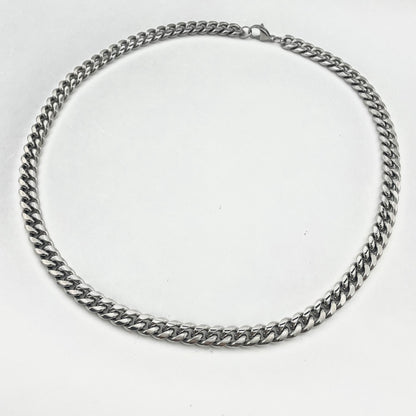 Titanium Waterproof 8mm Cuban Chain
