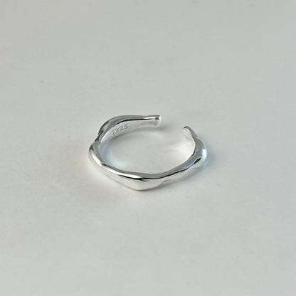 S925 Sterling Silver Irregular Ring