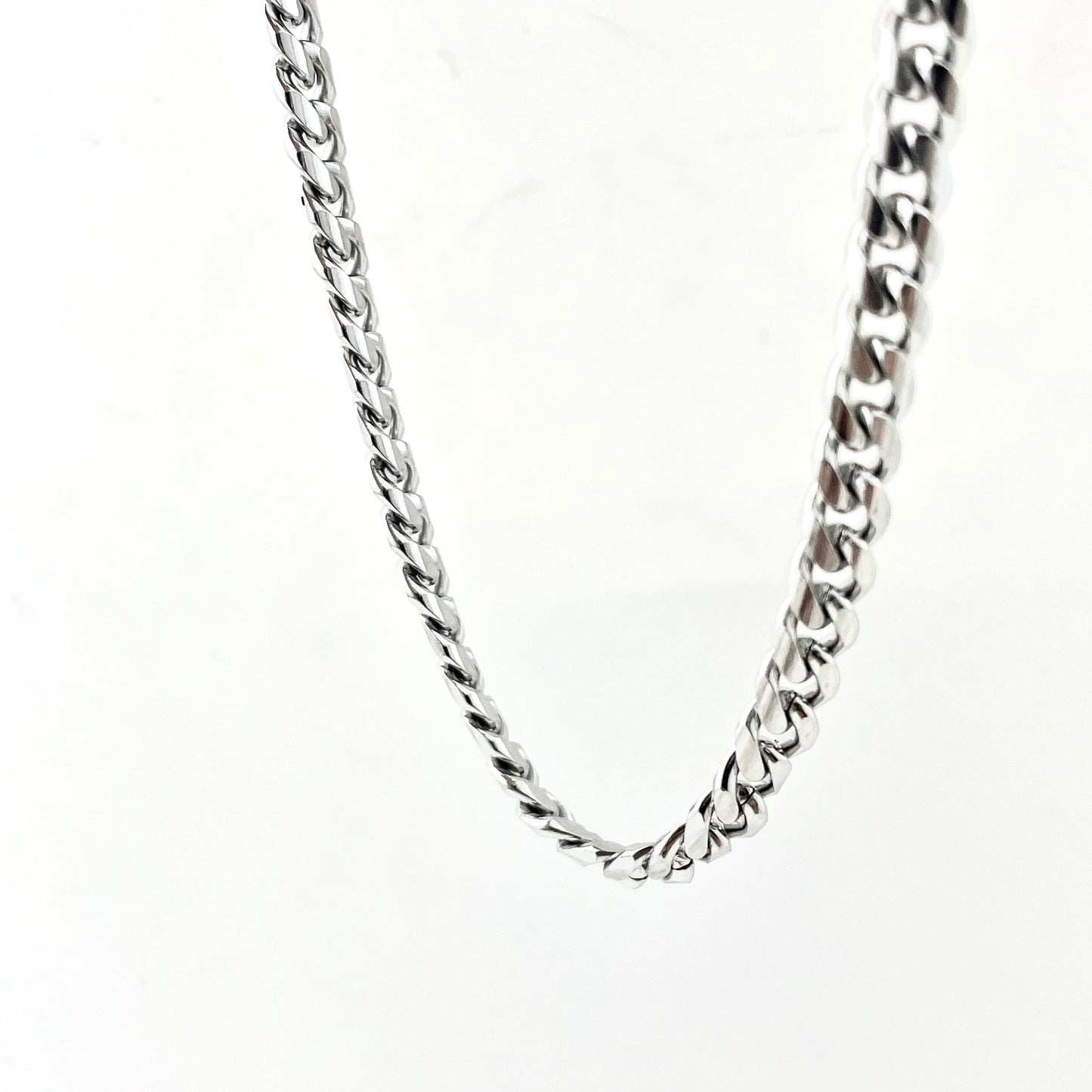 Titanium-Steel Waterproof Minimalist Cuban Necklace