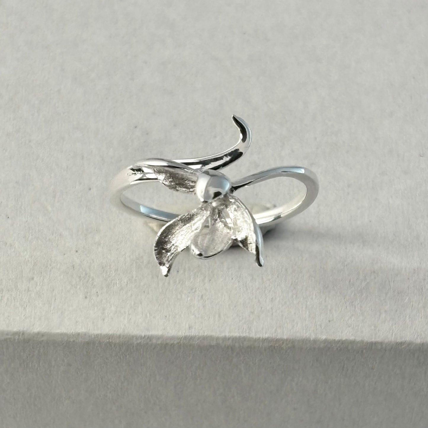 S925 Sterling Silver Flower Ring