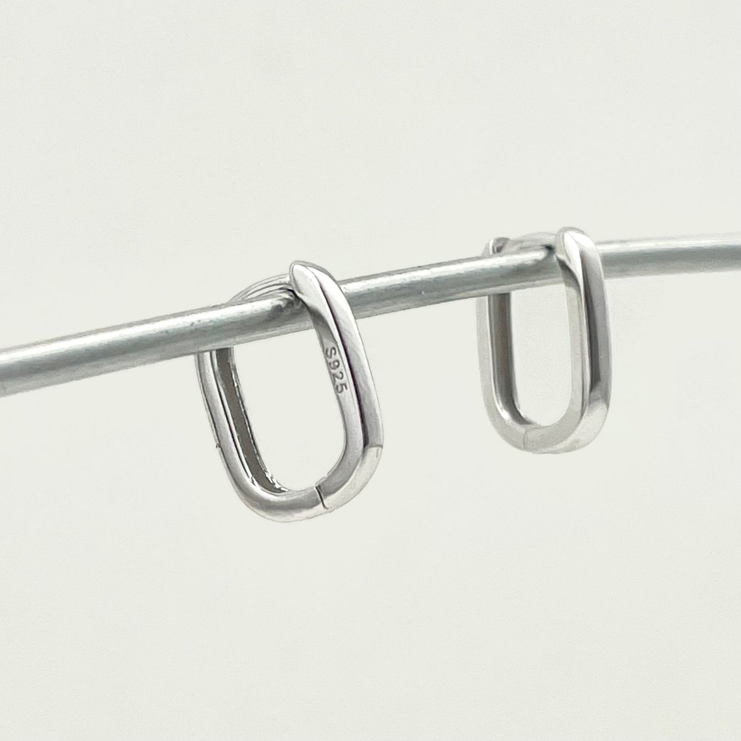 S925 Sterling Silver Geometric Earrings