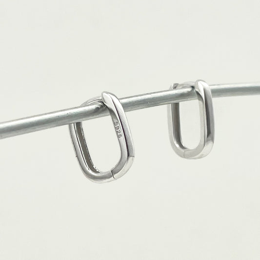 S925 Sterling Silver Geometric Earrings