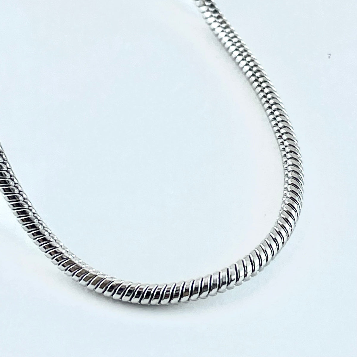 Titanium-Steel Waterproof Minimalist Snake-Bone Chain