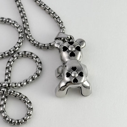 Violent Bear titanium necklace