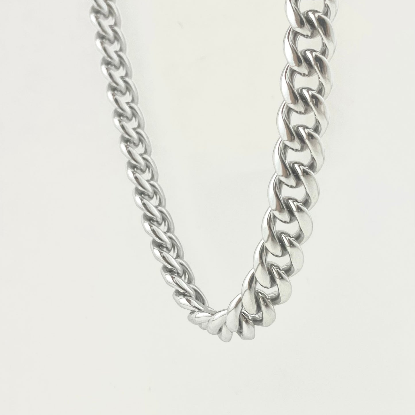Titanium-Steel Waterproof Wide Cuban Necklace