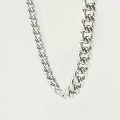 Titanium-Steel Waterproof Wide Cuban Necklace
