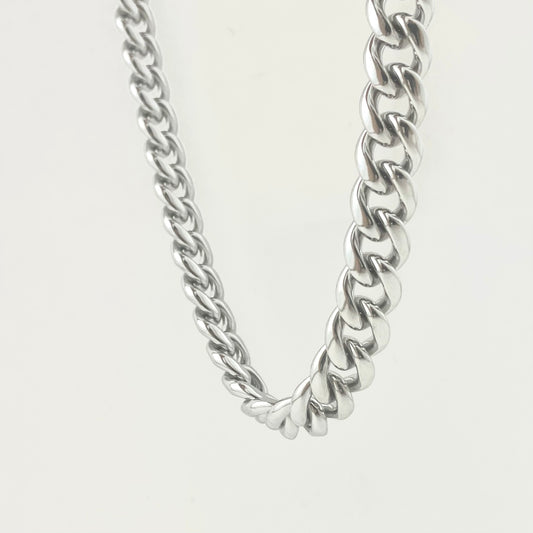 Titanium-Steel Waterproof Wide Cuban Necklace