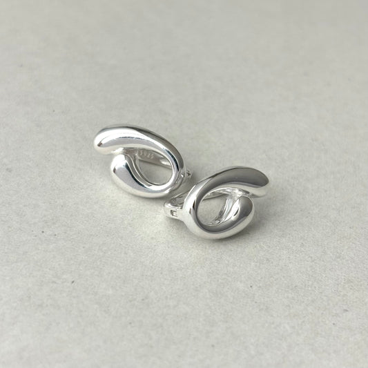 S925 Sterling Silver U Shape Earrings