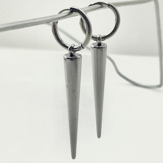 Titanium Waterproof Earring Long Rivet Earrings