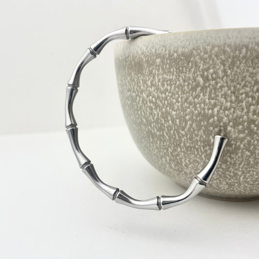 Titanium Waterproof Bamboo-Patterned Bracelet