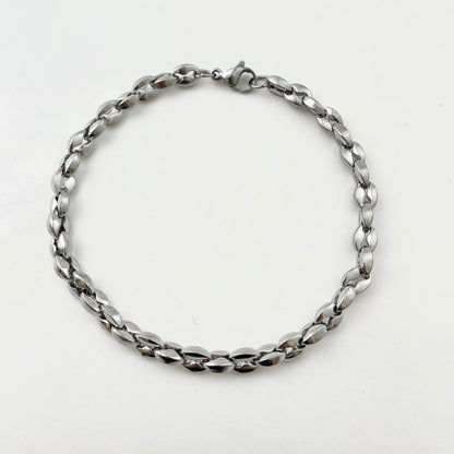 Titanium-Steel Waterproof Coffee Bean-Design Bracelet