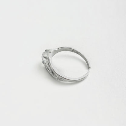 S925 Sterling Silver Moonstone Fantasy Design Ring