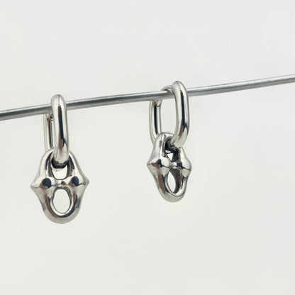 Titanium-Steel Waterproof Punk-Style Earrings