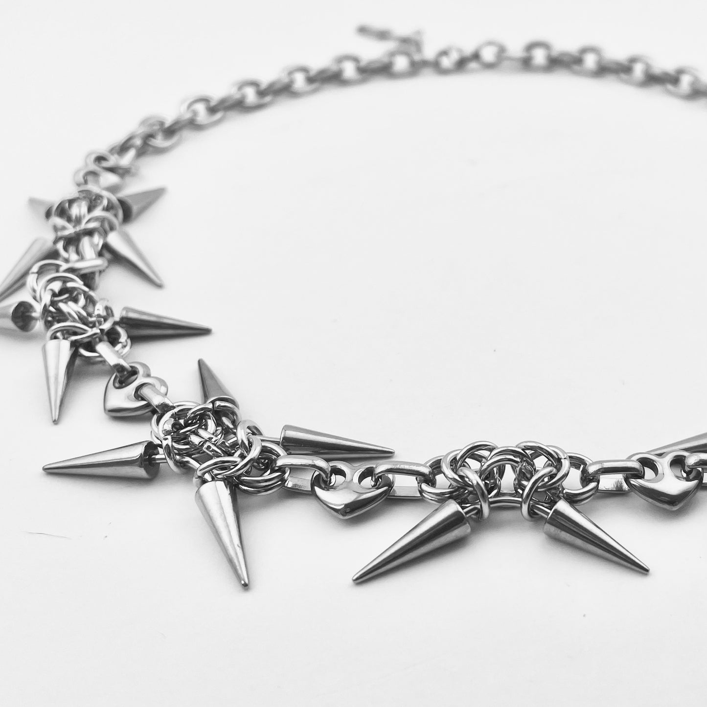 Titanium Waterproof Necklace Rivet Necklace Choker
