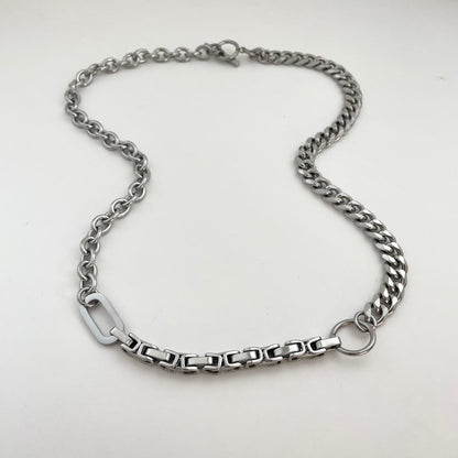 Titanium Steel Loop-Link Necklace