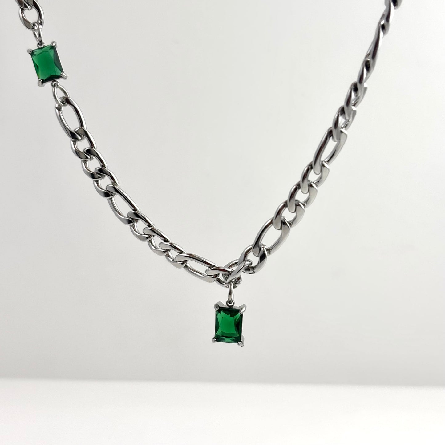 Little Green Diamonds Classic Necklace