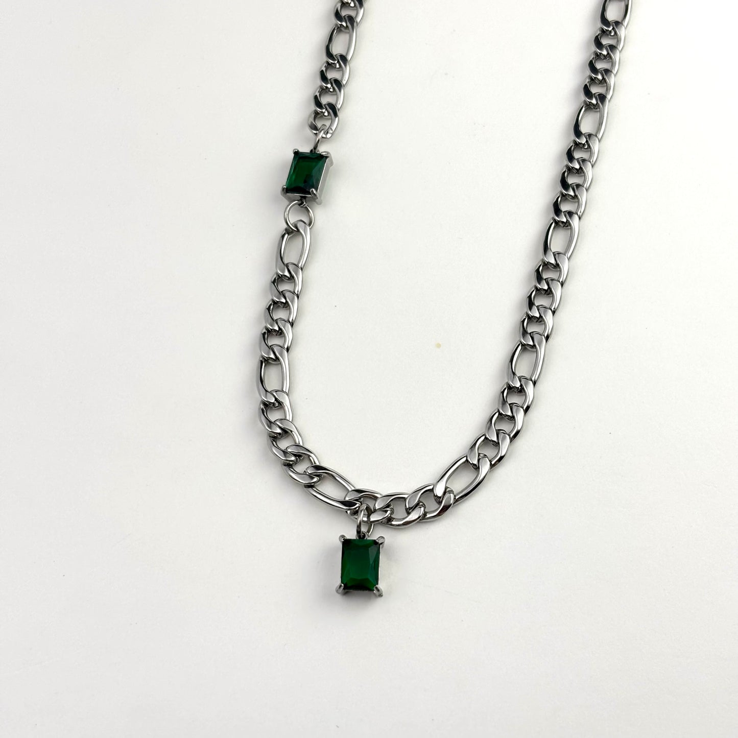 Little Green Diamonds Classic Necklace