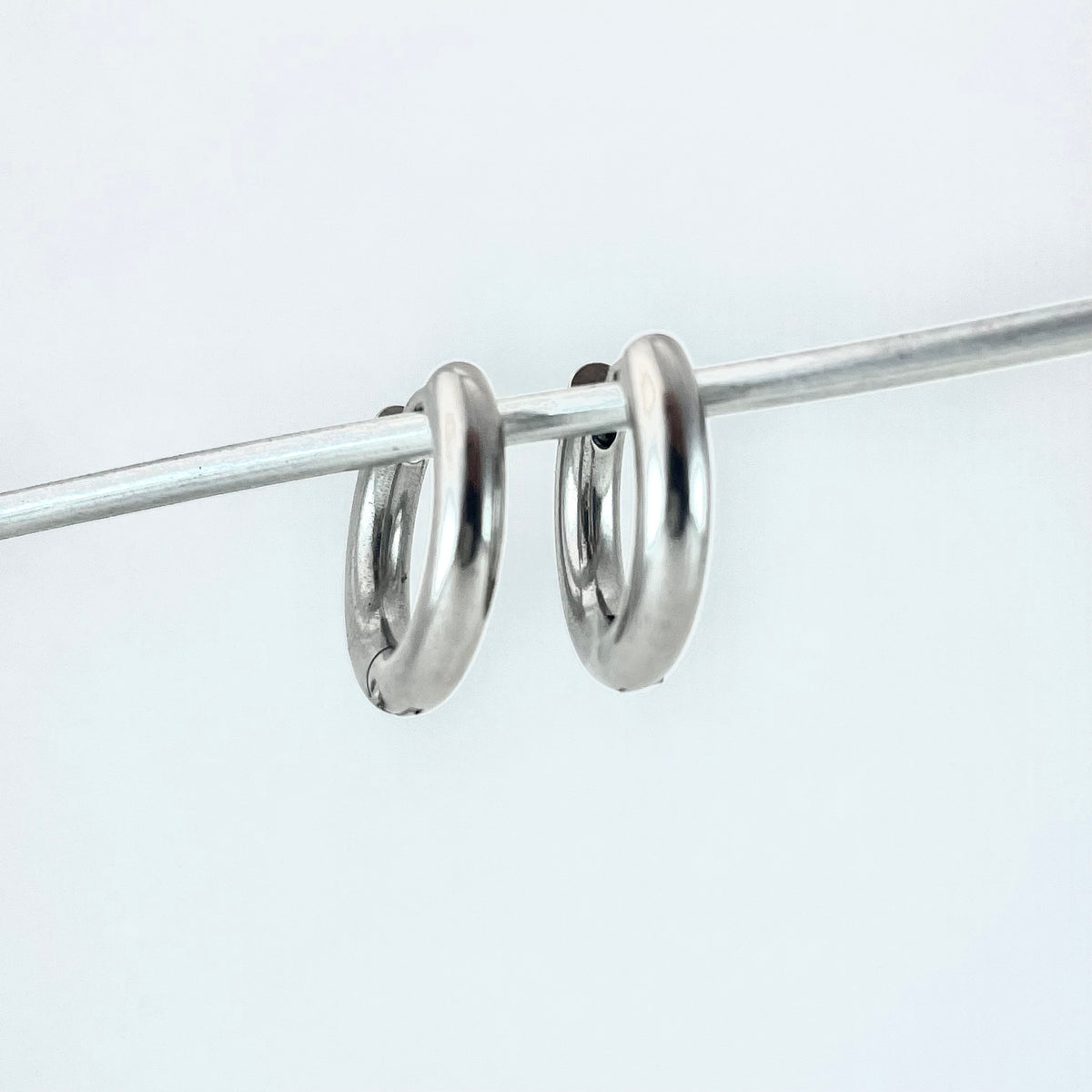 Titanium-Steel Waterproof Minimalist Chunky Earrings