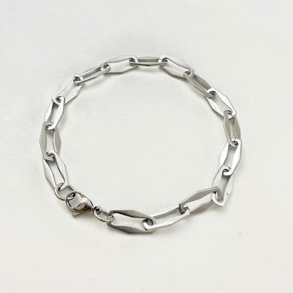 Titanium-Steel Waterproof Diamond-Patterned Bracelet