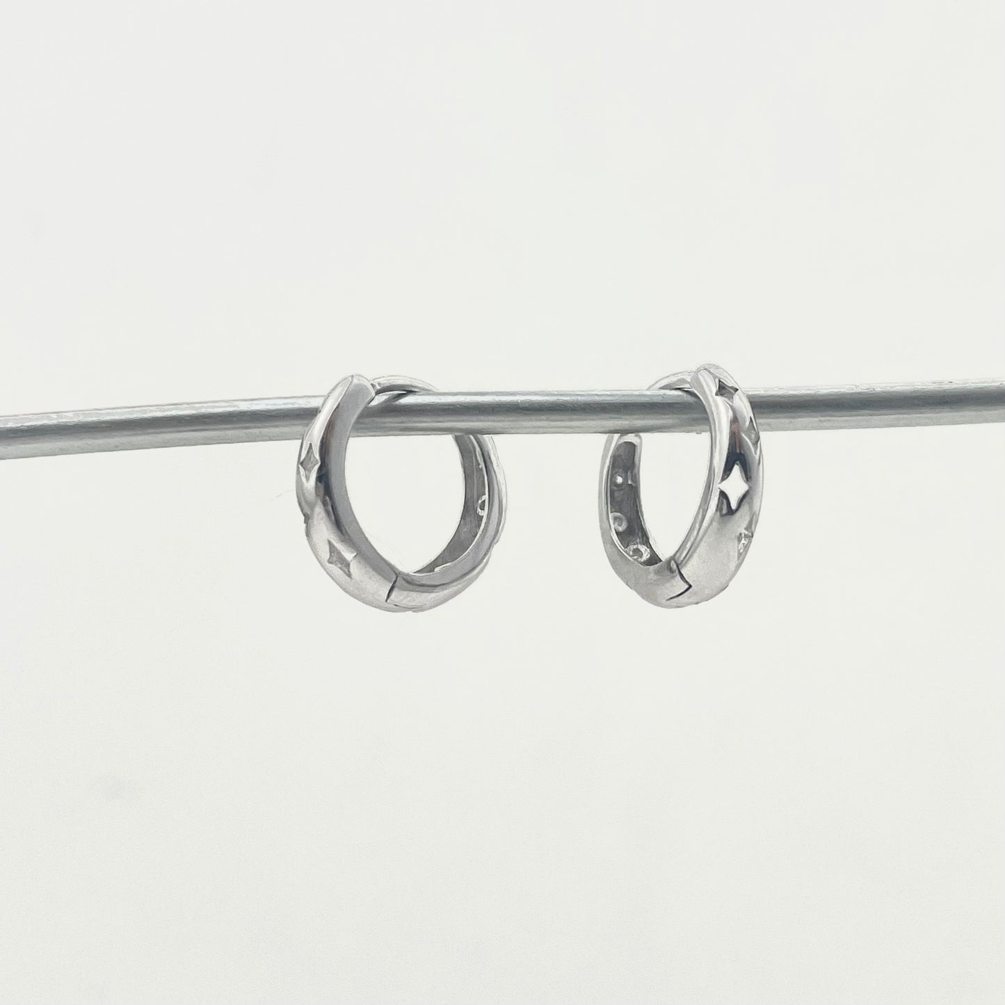 S925 Sterling Silver Hoop Earrings