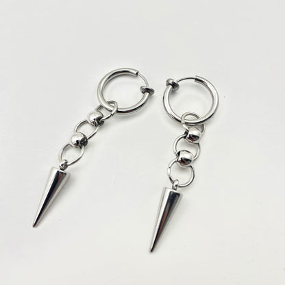 Titanium Waterproof Earring Ear Clips with Small, Tapered Coils