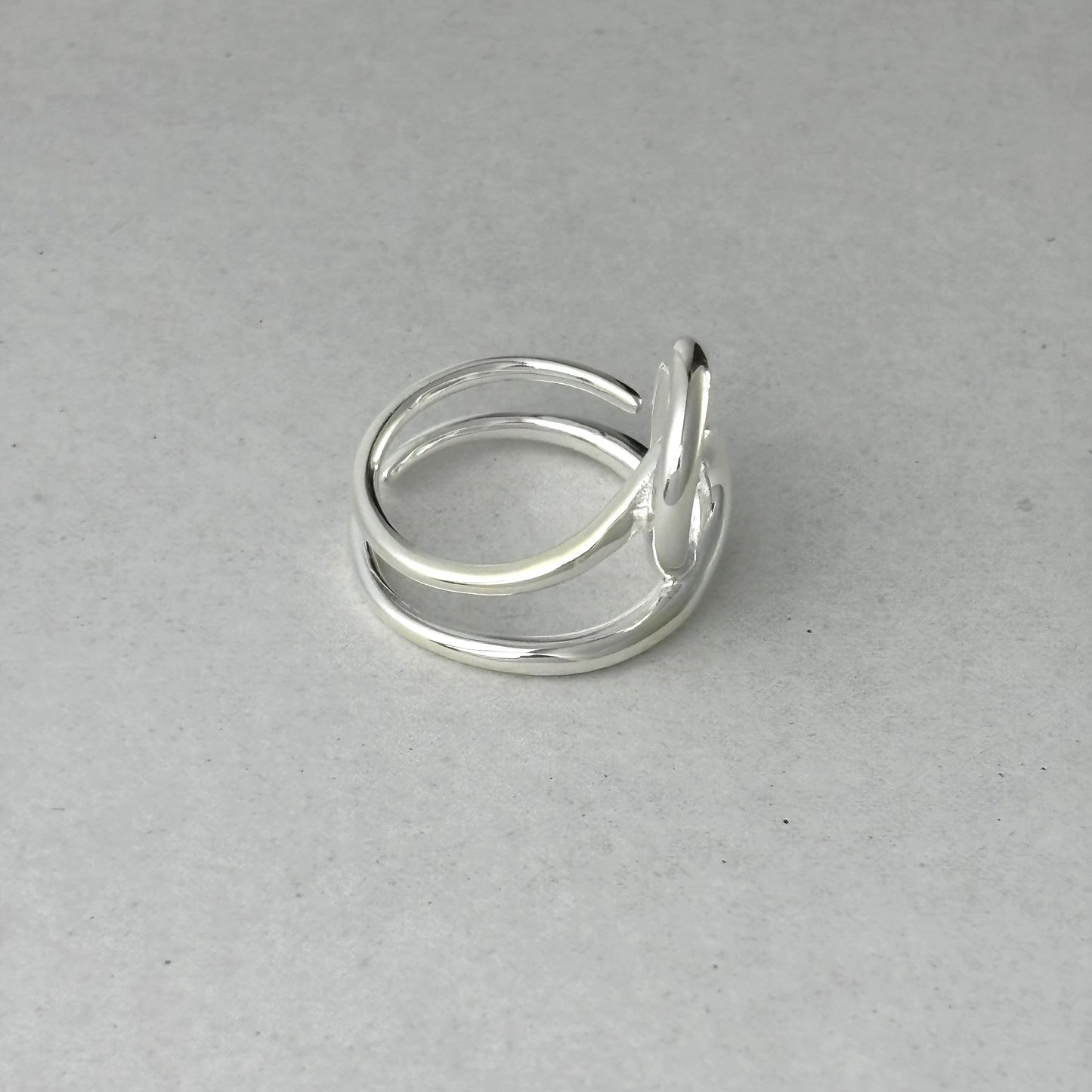 S925 Sterling Silver Designer Knot Ring