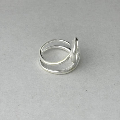 S925 Sterling Silver Designer Knot Ring